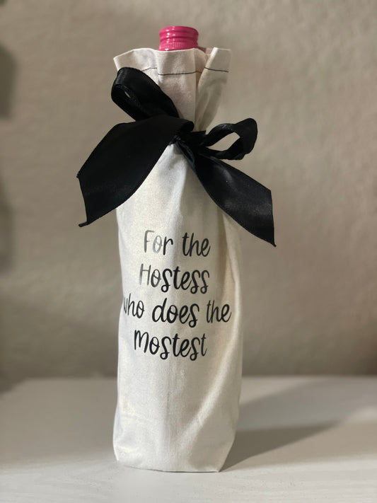 For The Hostess Wine Bags