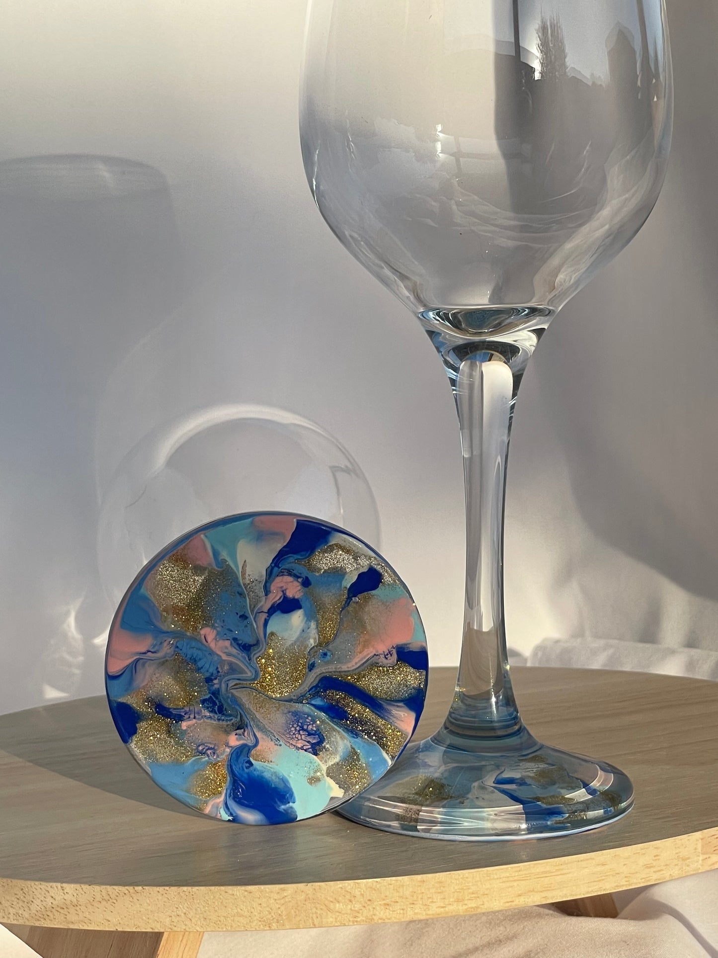 Colored Wine Glass Set